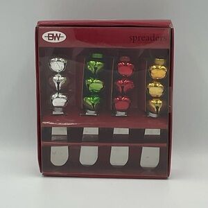 BW Holiday Jingle Bells Spreader Set with Festive Colors